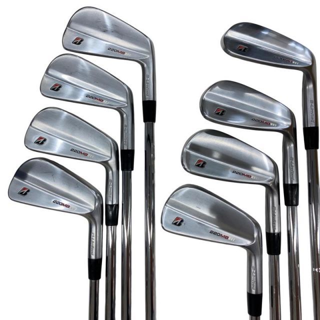 【中古】 ブリヂストン BRIDGESTONE B-Limited 220MB 8S アイアンセット IR 純正特注シャフト (フレックスX) メンズ 男性用 右利き 右用 Cランク ゴルフクラブ