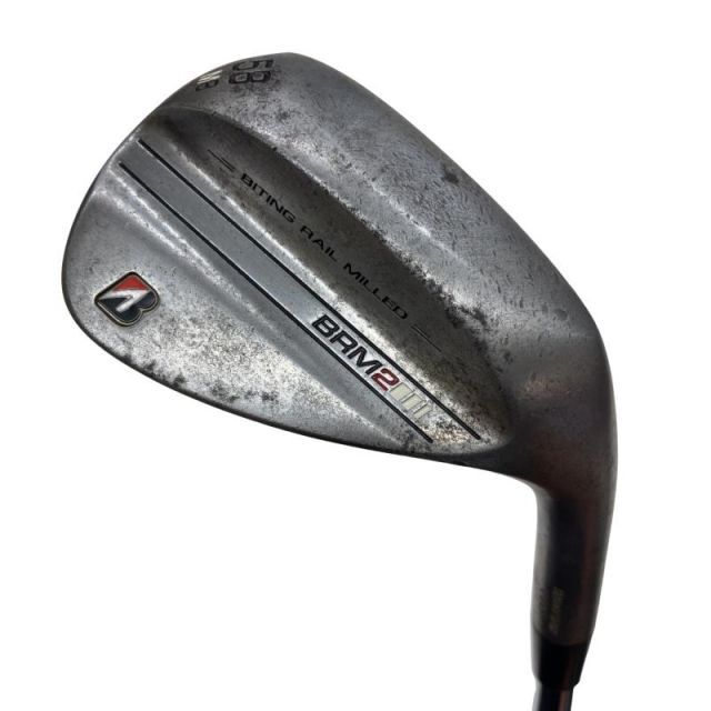 【中古】 ブリヂストン BRIDGESTONE BRM2 ノーメッキ 58°/08°M ウェッジ WG 純正特注シャフト (フレックスX) メンズ 男性用 右利き 右用 Cランク ゴルフクラブ