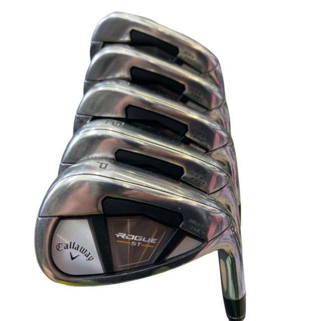 【中古】 キャロウェイ ROGUE ST MAX FAST 5S アイアンセット IR NS PRO 850GH neo (フレックスS) メンズ 男性用 右利き 右用 Cランク ゴルフクラブ