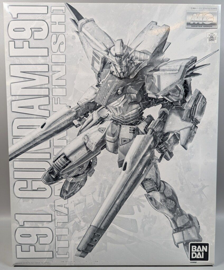 バンダイ MG 1/100 機動戦士ガンダムF91 ガンダムF91 Ver.2.0[チタニウムフィニッシュ]
