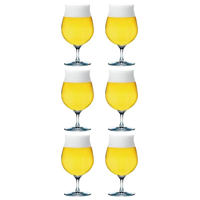 【新品】 東洋佐々木ガラス ビールグラス クリスタルステムコレクション ビヤーグラス 520ml 6個セット ピルスナーグラス ジュースグラス 業務用グラス DKC-12203 0