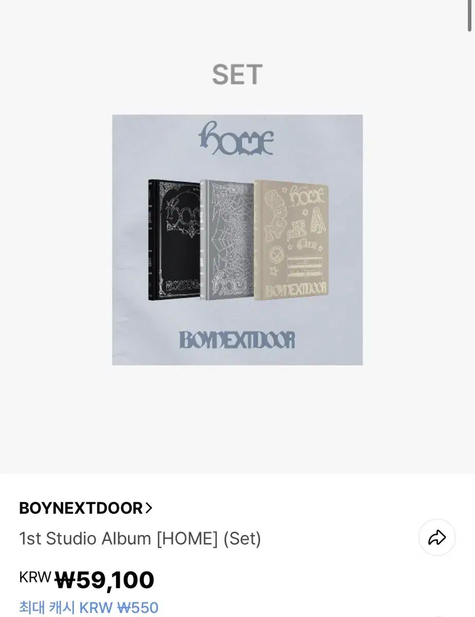 BOYNEXTDOOR アルバム