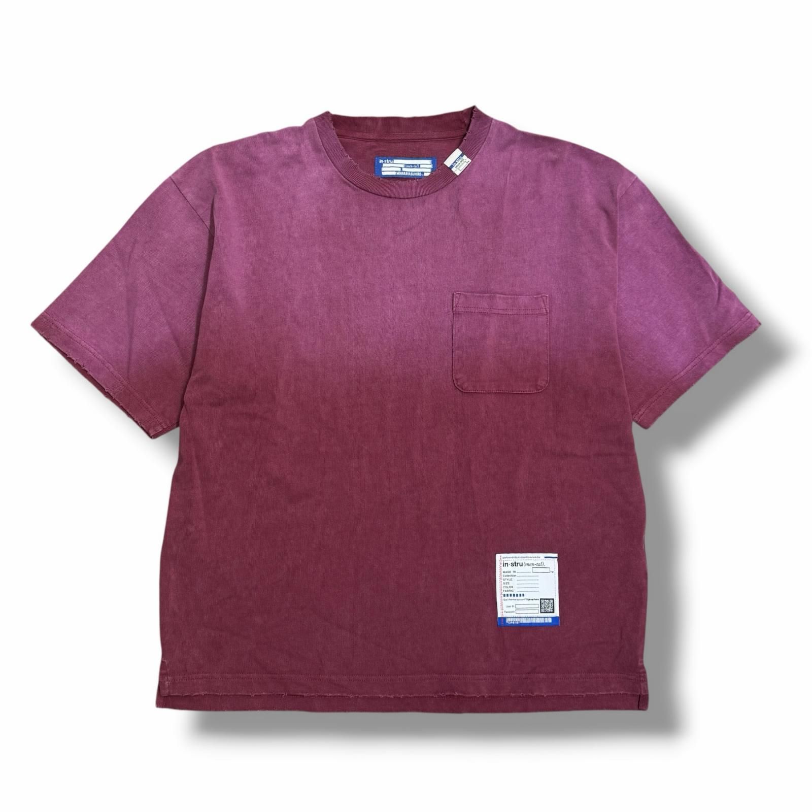 Maison MIHARA YASUHIRO 半袖 Tシャツ メゾンミハラヤスヒロ I16TS571 ボルドー 46 （9587M）