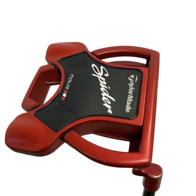 【中古】 テーラーメイド Spider Tour RED(サイトライン) クランクネック 34インチ パター PT スチール (フレックスその他) メンズ 男性用 右利き 右用 Cランク ゴルフクラブ