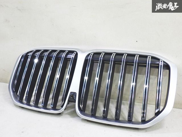 【破損無し】BMW 純正 X7 G07 フロントグリル ラジエーターグリル シルバー系 20240049221 20240049231 即納