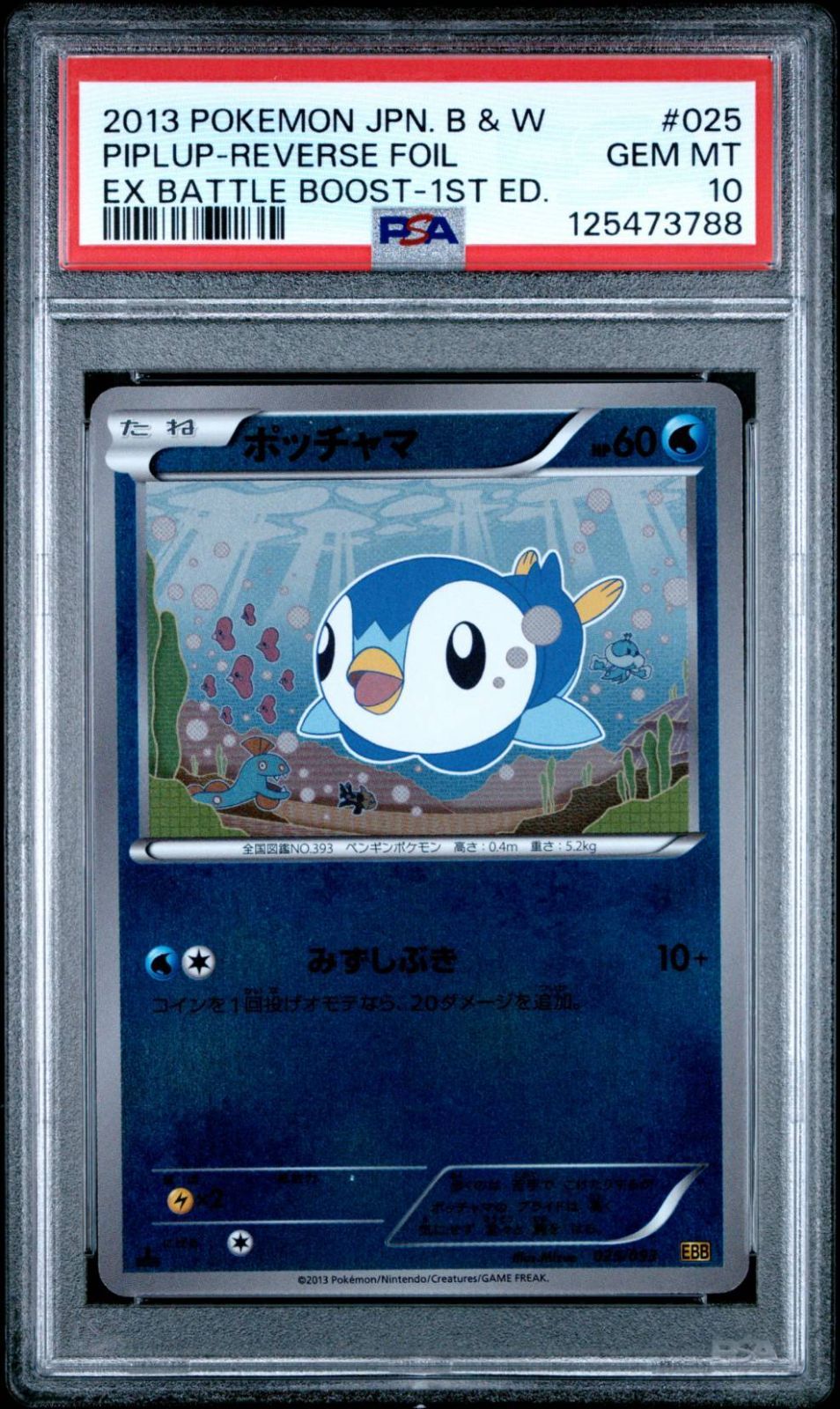 大幅値下げ!】超希少【世界15枚】 2013 ポケモン ポッチャマ 1st 大幅値下げ!】超希少【世界15枚】 2013 ポケモン ポッチャマ 1st