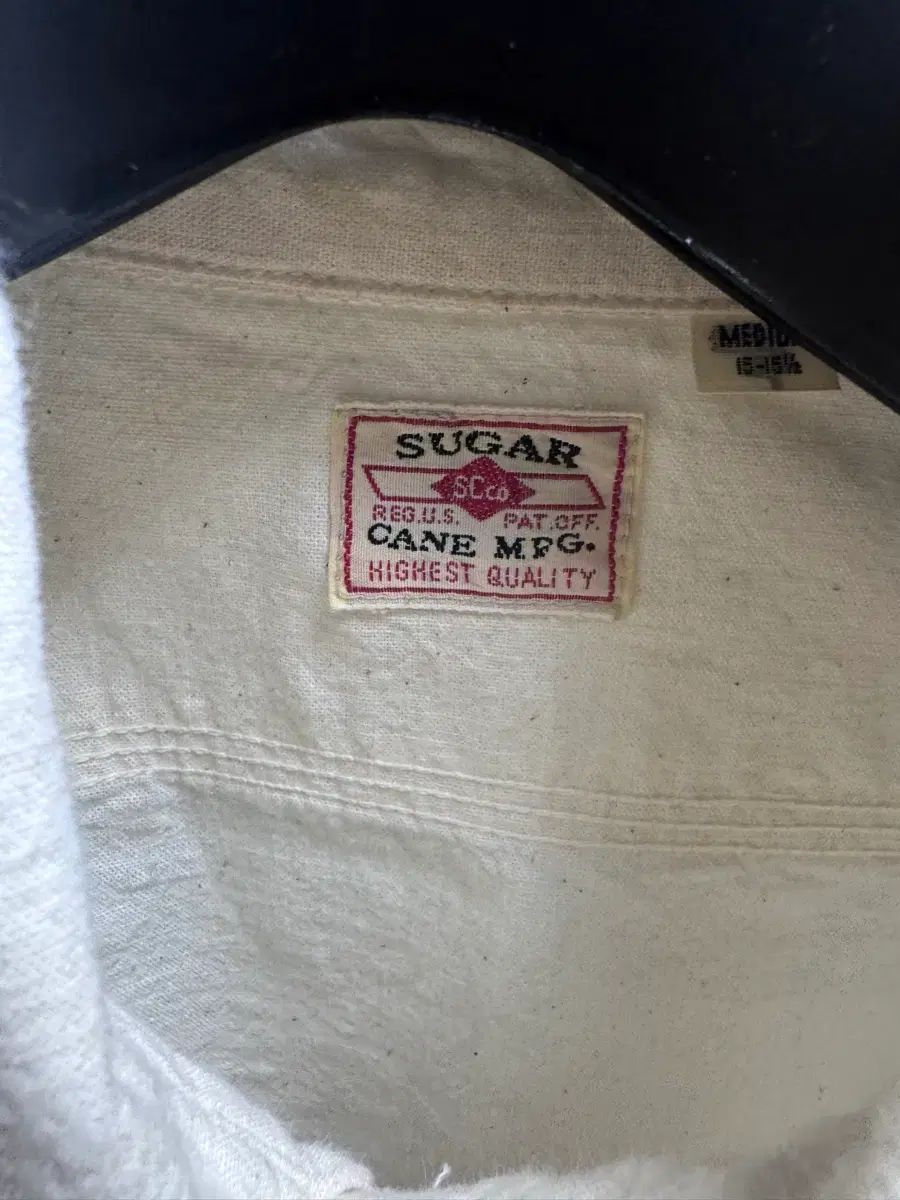 SUGAR CANE シャンブレー 白