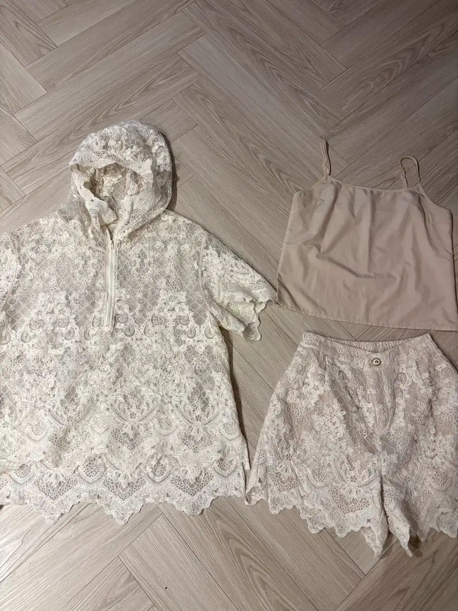 レイ シースルー ブラウス パンツ セット