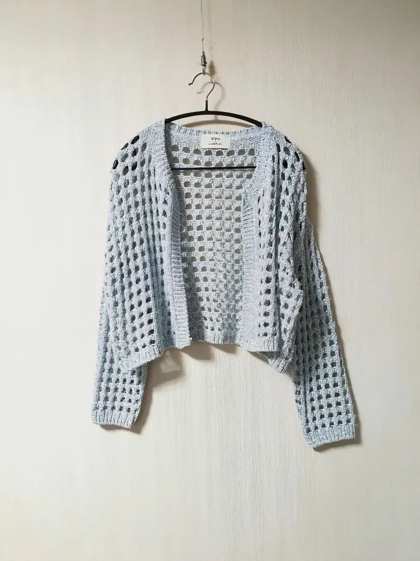 O'2nd x Charlottee Morales クロシェ ウール カーディガン 55 サイズ 正規品