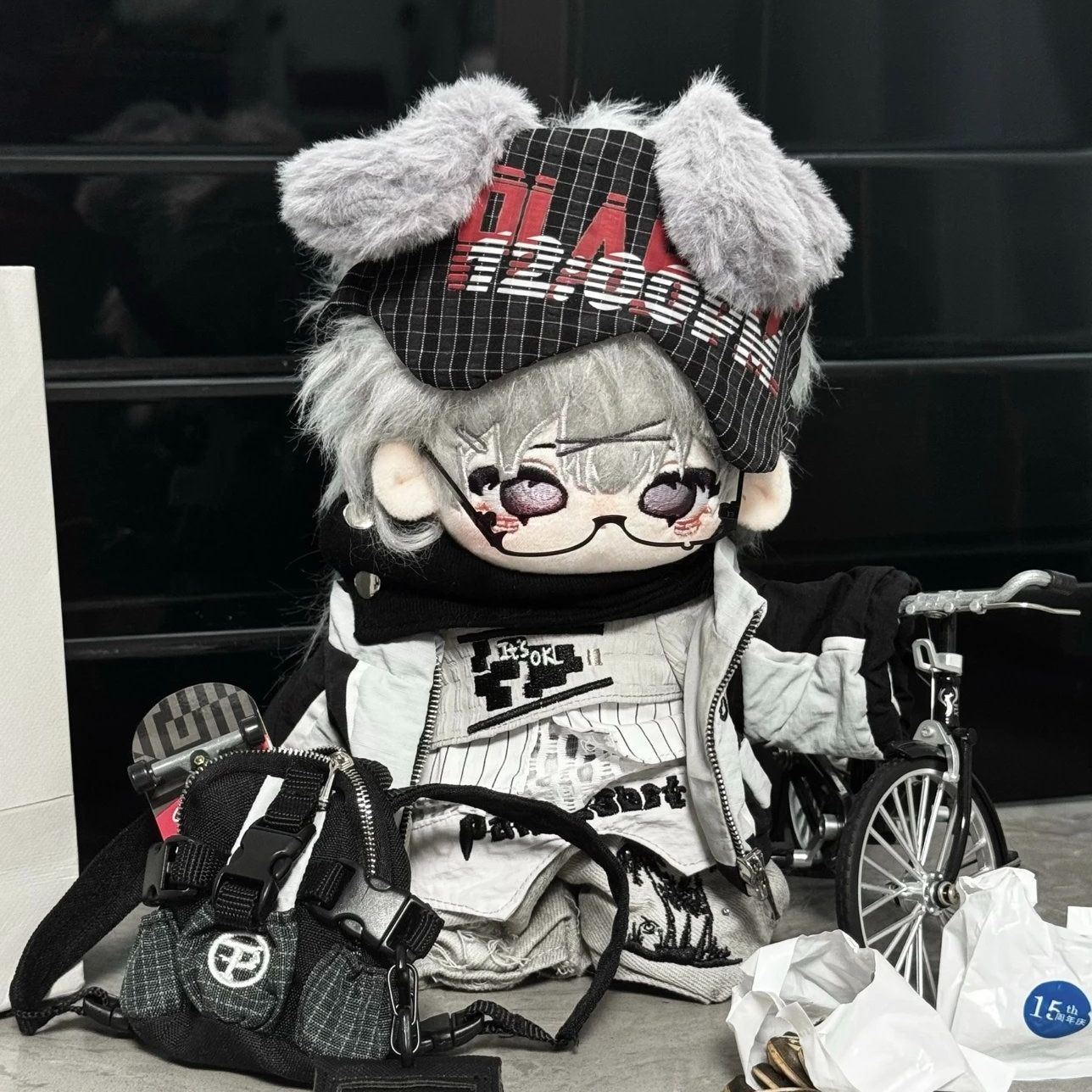 20cm ぬい服 着せ替え サブカル hi 地雷系 ぬい活 推し活 推しぬい 綿