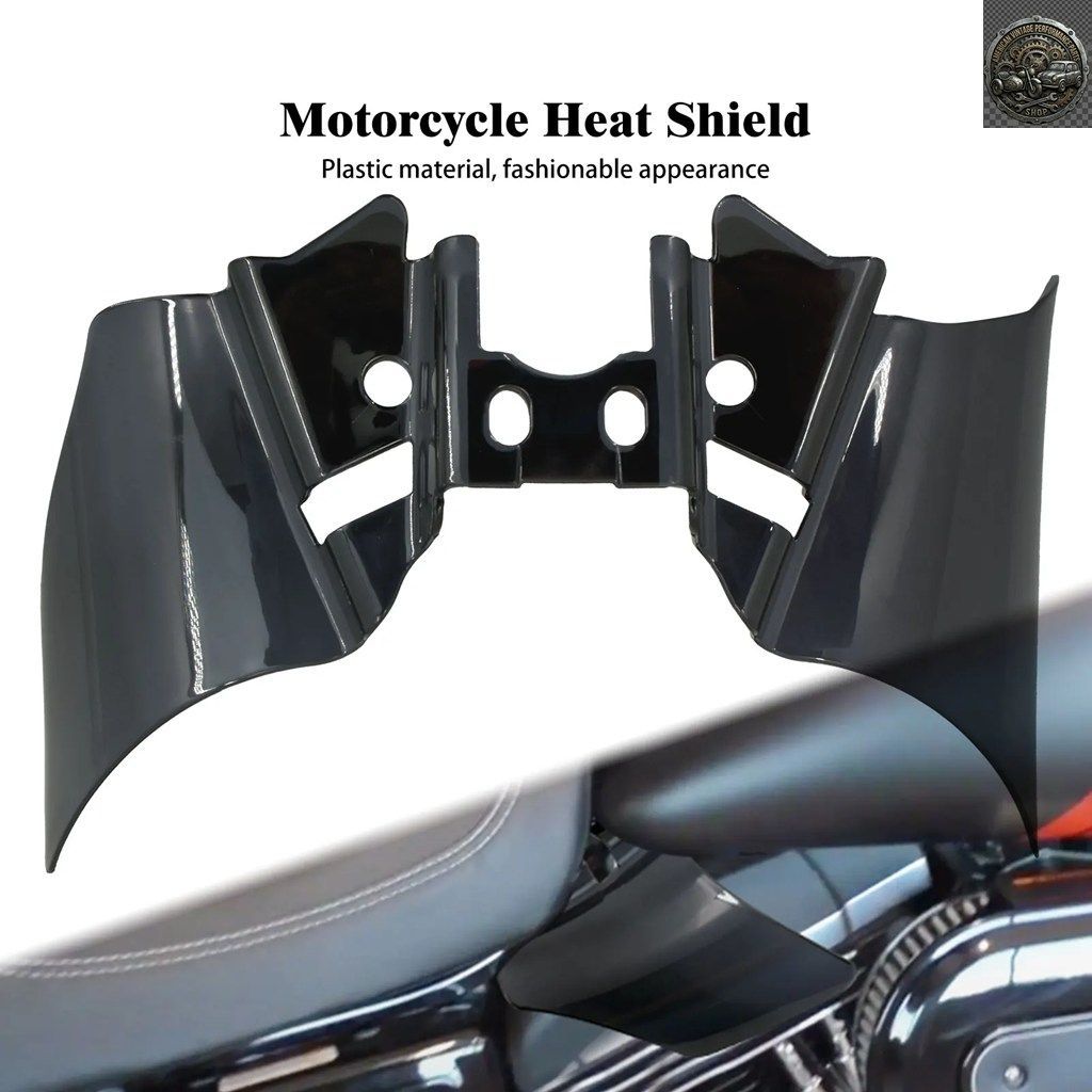 オートバイ用サドル反射シールドヒートディフレクターABS樹脂製ハーレーダビッドソン ダイナ ストリートボブ ローライダー FXD FXDWG 1999-