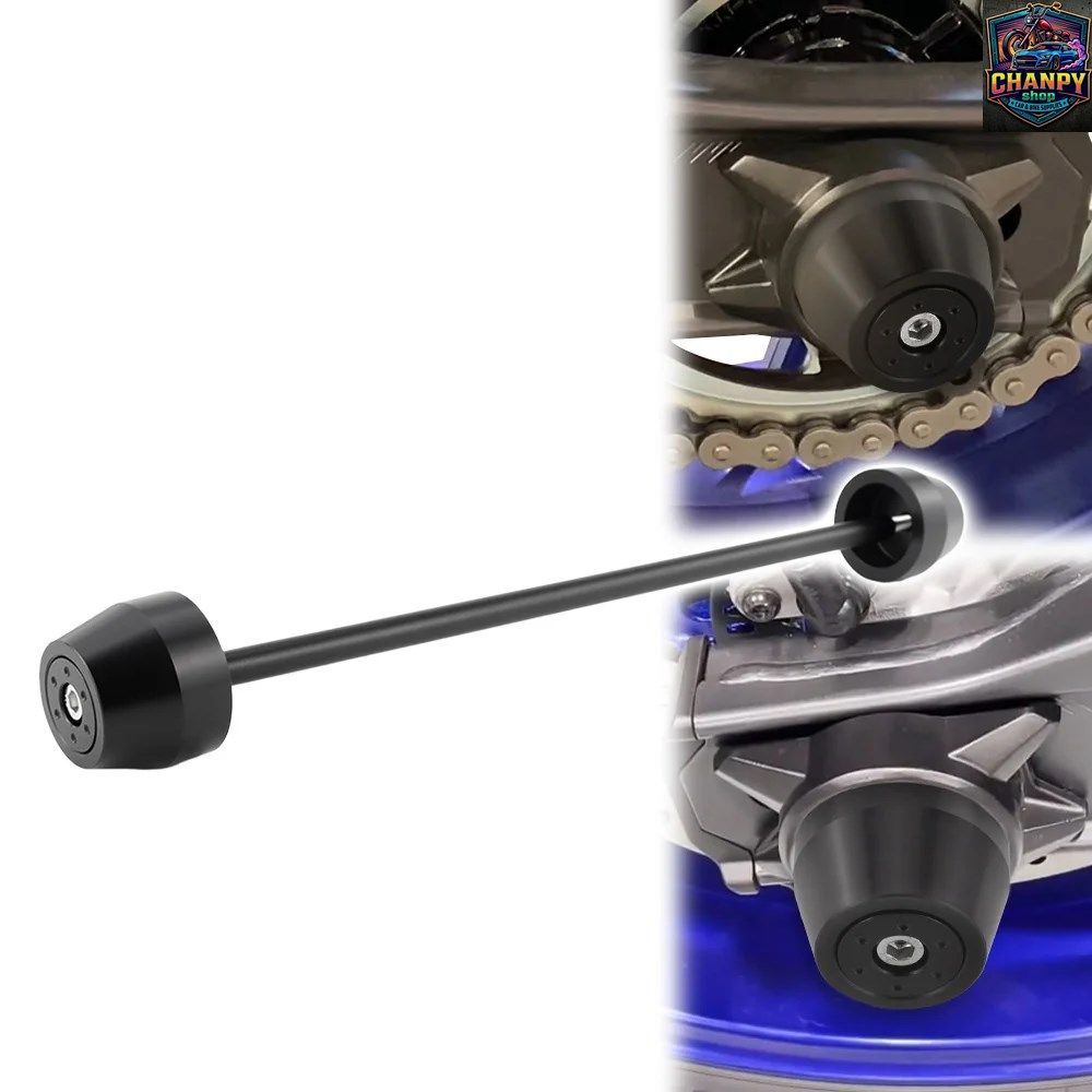 オートバイ用フロント/リアホイールフォークアクスルスライダークラッシュプロテクター YZF-R7 2022-2025 FZ-07/MT-07 2015-2024 XSR700 20