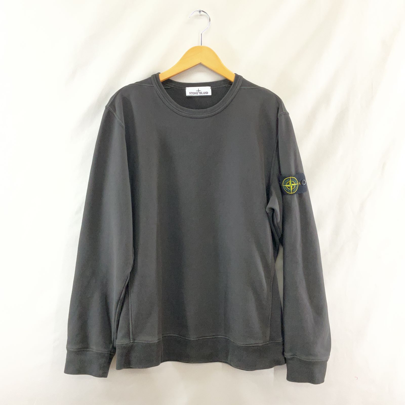 STONE ISLAND (ストーンアイランド) K2S156100028 BRUSHED ORGANIC COTTON FLEECE スウェットシャツ M【I0189-005】220