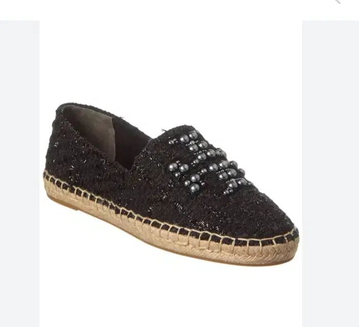 トリーバーチ Tory Burch パール ロゴ ツイード エスパドリーユ 9 サイズ 正規品