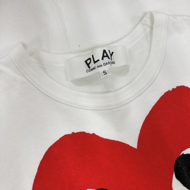 コムデギャルソン PLAY プレイ ハート 半袖 Tシャツ ロゴ プリント
