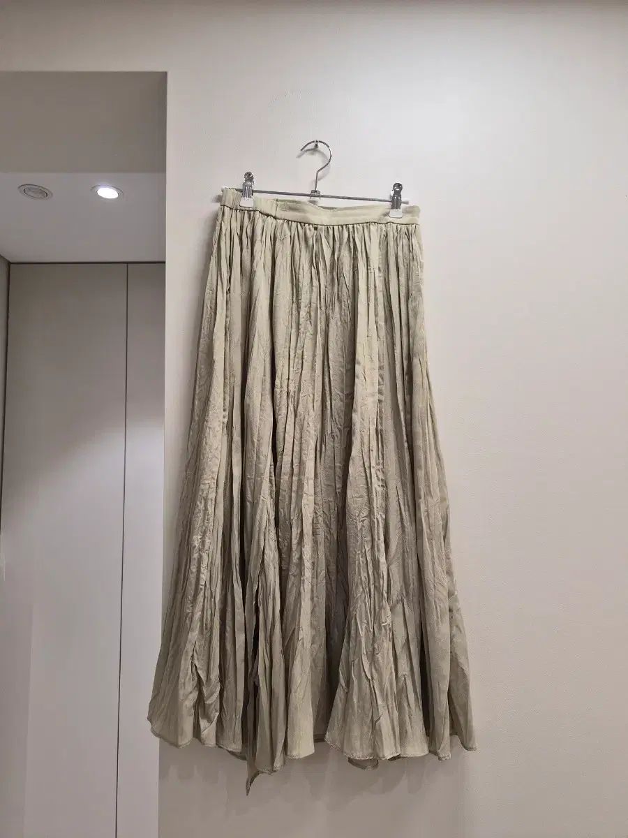 the CASHMERE プリーツスカート グリーン 55サイズ 出品