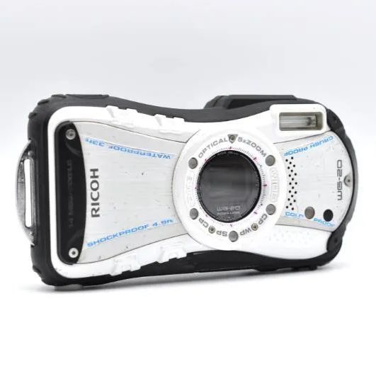 動作OK】RICOH WG-20 WHITE コンパクト デジタルカメラ - メルカリ