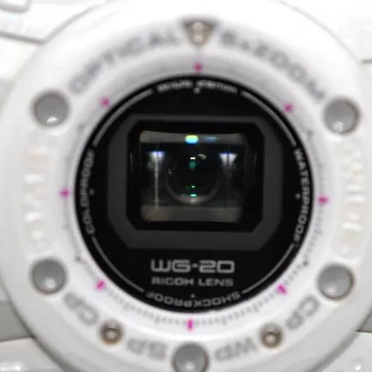 動作OK】RICOH WG-20 WHITE コンパクト デジタルカメラ - メルカリ