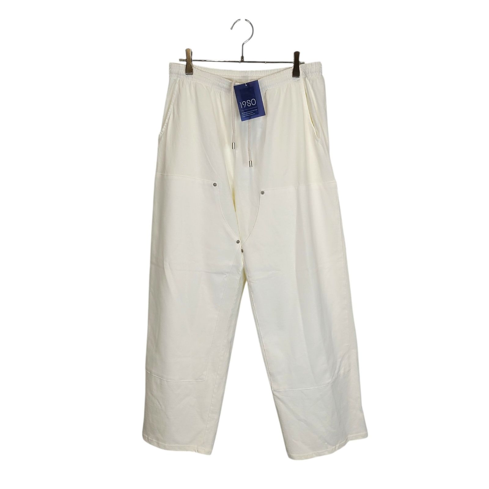 19SO ナインティーンエスオー Double knee easy pants 8.5 オンスコットン イージーパンツ M ホワイト メンズ