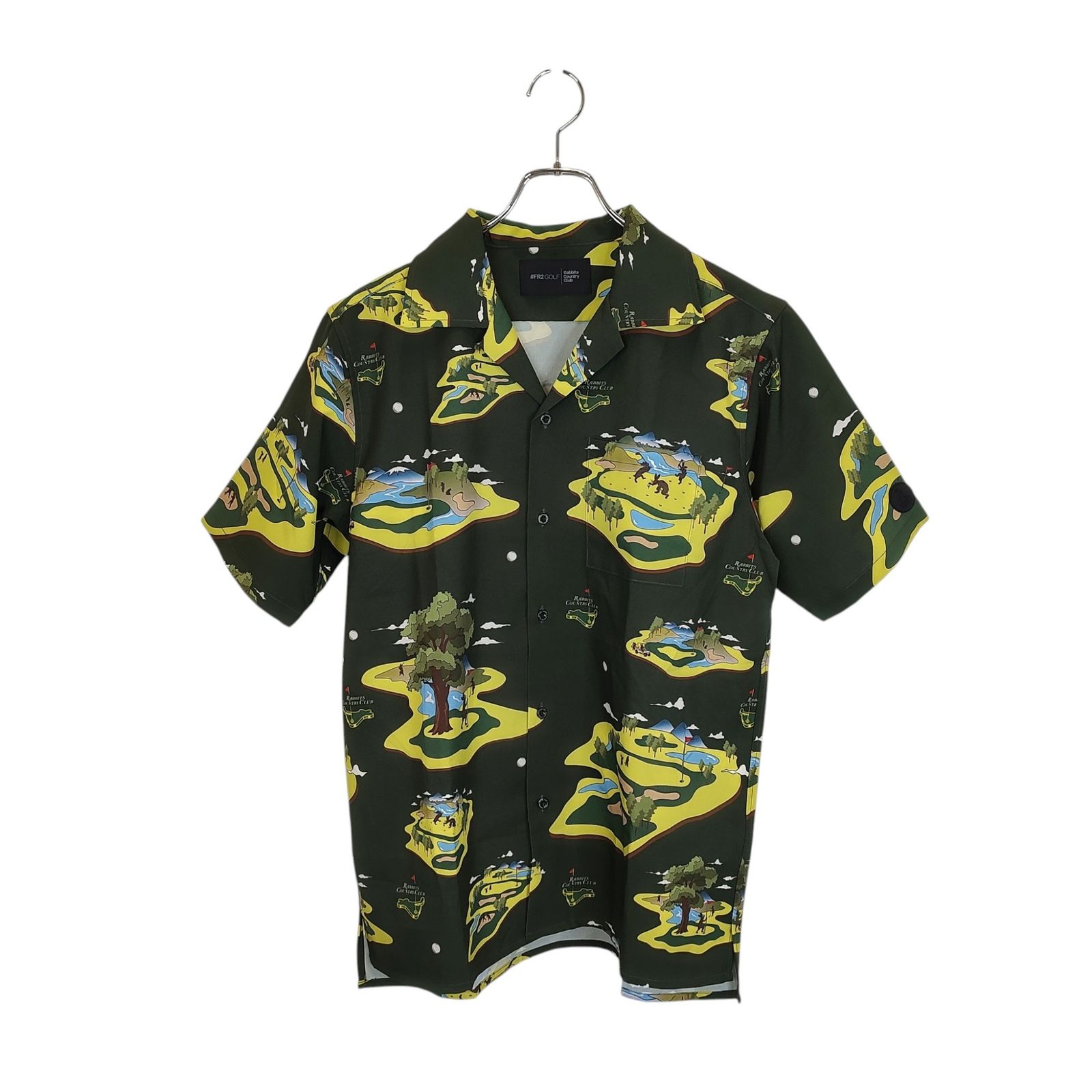 FR2 GOLF エフアールツー ゴルフ All-over print Aloha shirt 総柄
