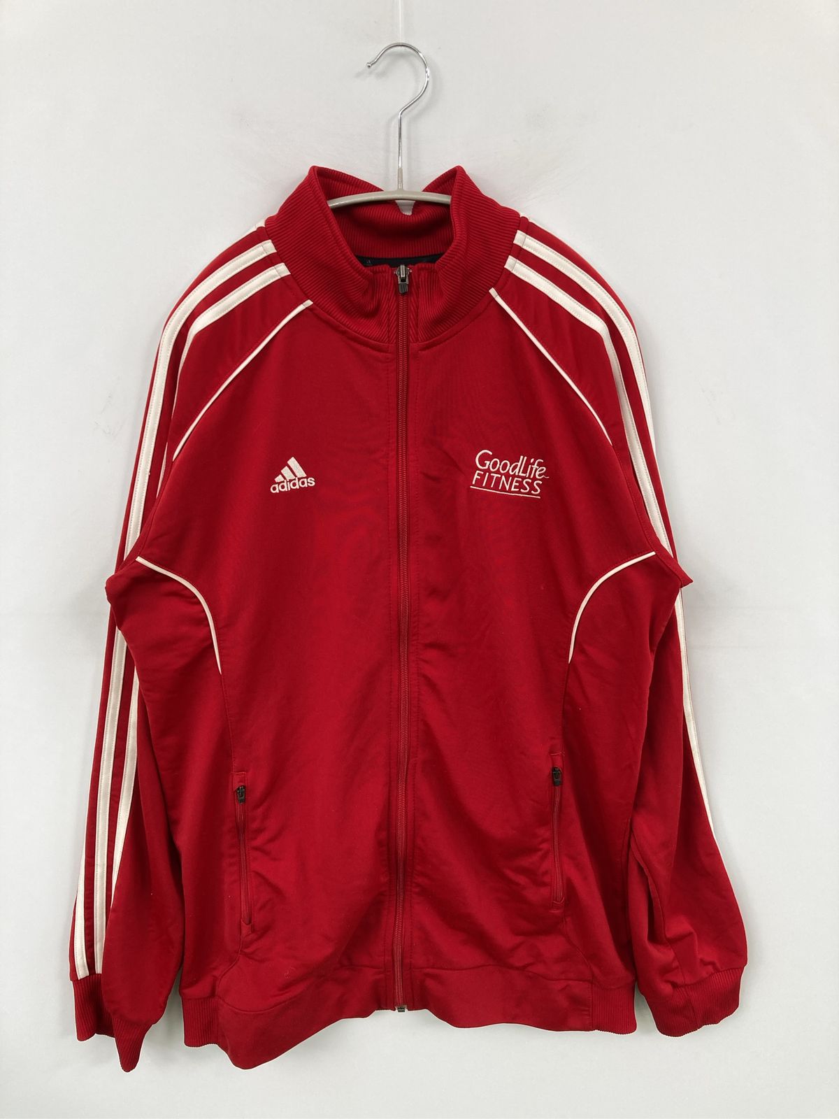 adidas アディダス ジャージ/トラックジャケット レッド メンズ