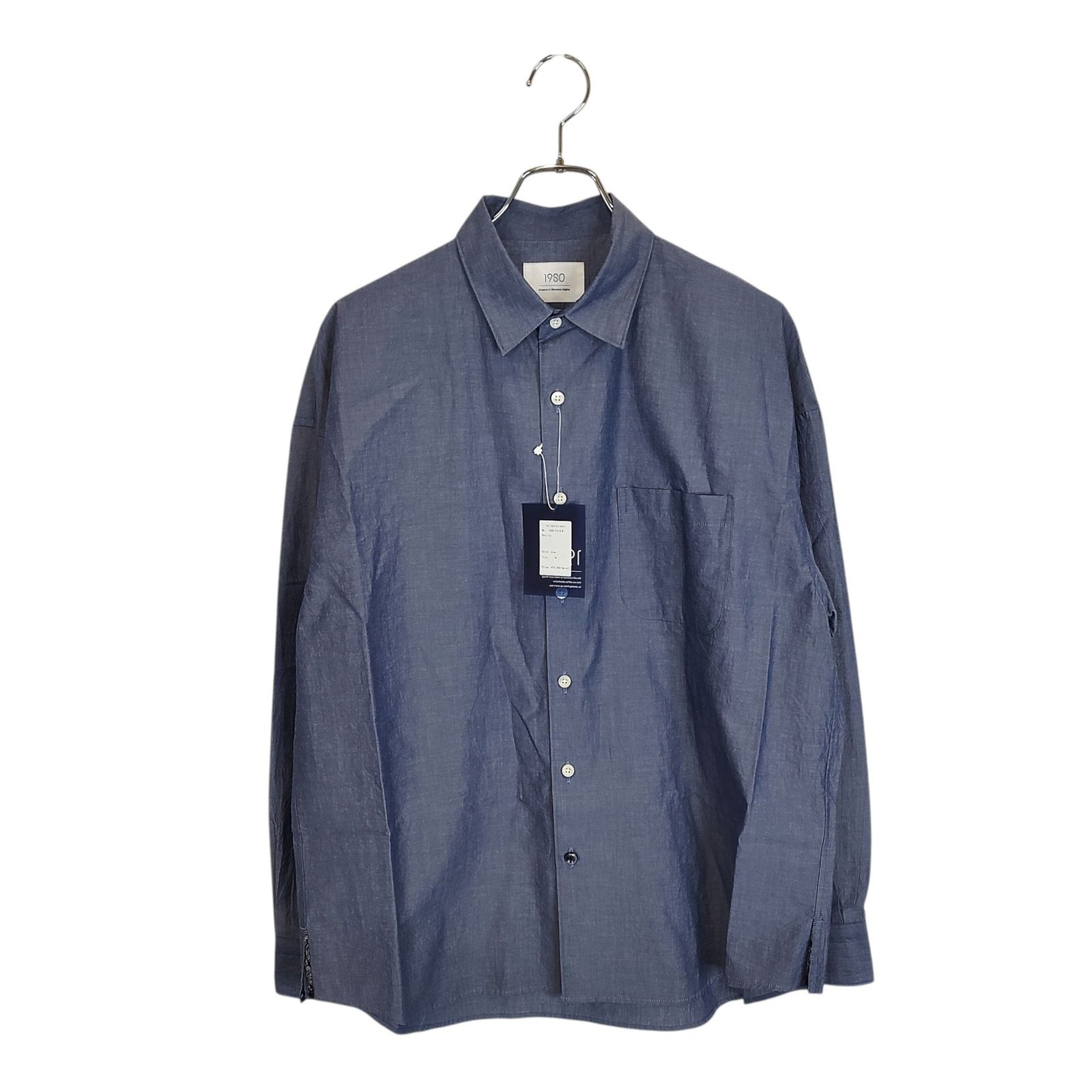 19SO ナインティーンエスオー 24/7 blue L/S shirt 長袖 シャツ 19SO-115-B-M M ブルー メンズ