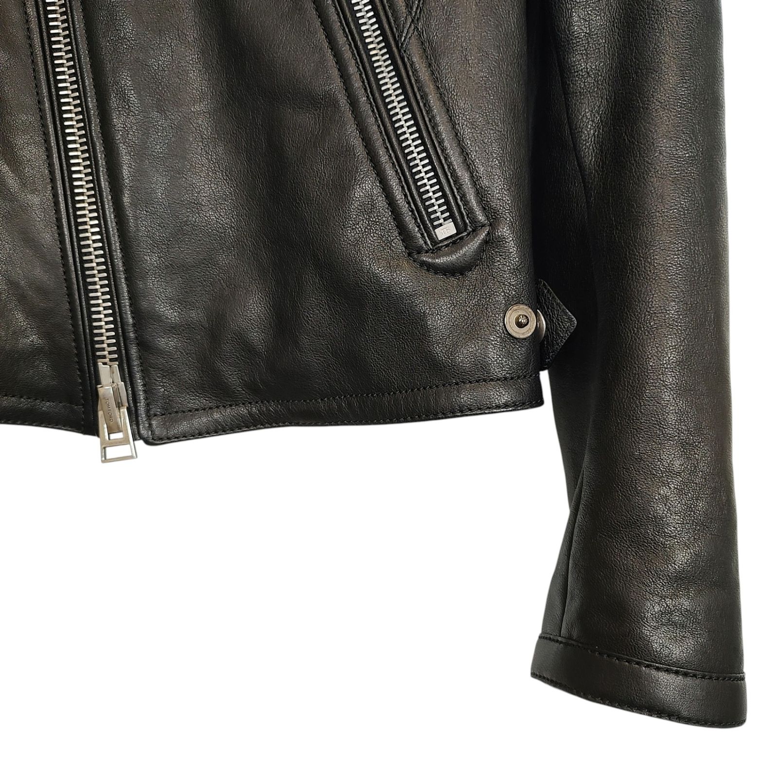 TOMFORD トムフォード LEATHER ICON BIKER サイズ 48 レザー アイコン 