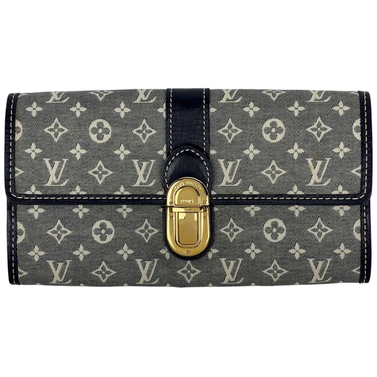ルイ・ヴィトン Louis Vuitton ポルトフォイユ サラ 二つ折り 長財布 モノグラムイディール アンクル M63007 レディース 【中古】