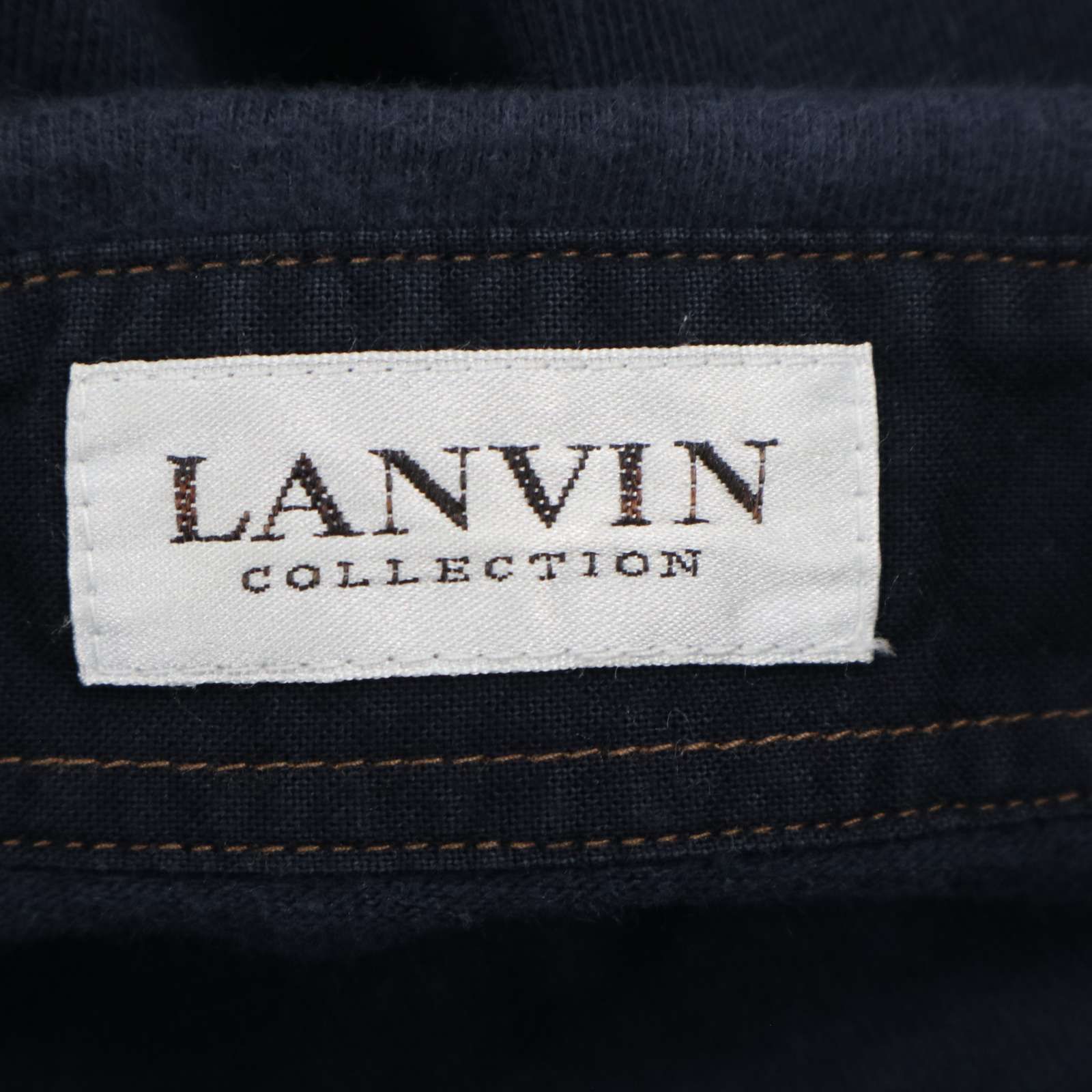 ランバンコレクション ダウン ベスト 40 新品同様 LANVIN COLLECTION ランバン コレクション 春夏☆ 半袖 切替