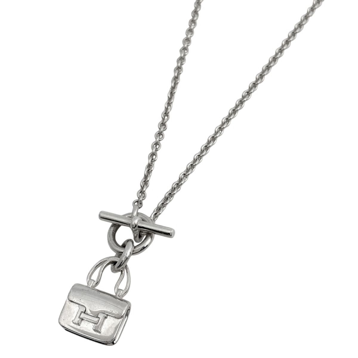エルメス HERMES アミュレット コンスタンス ネックレス シルバー925 シルバー レディース 【中古】