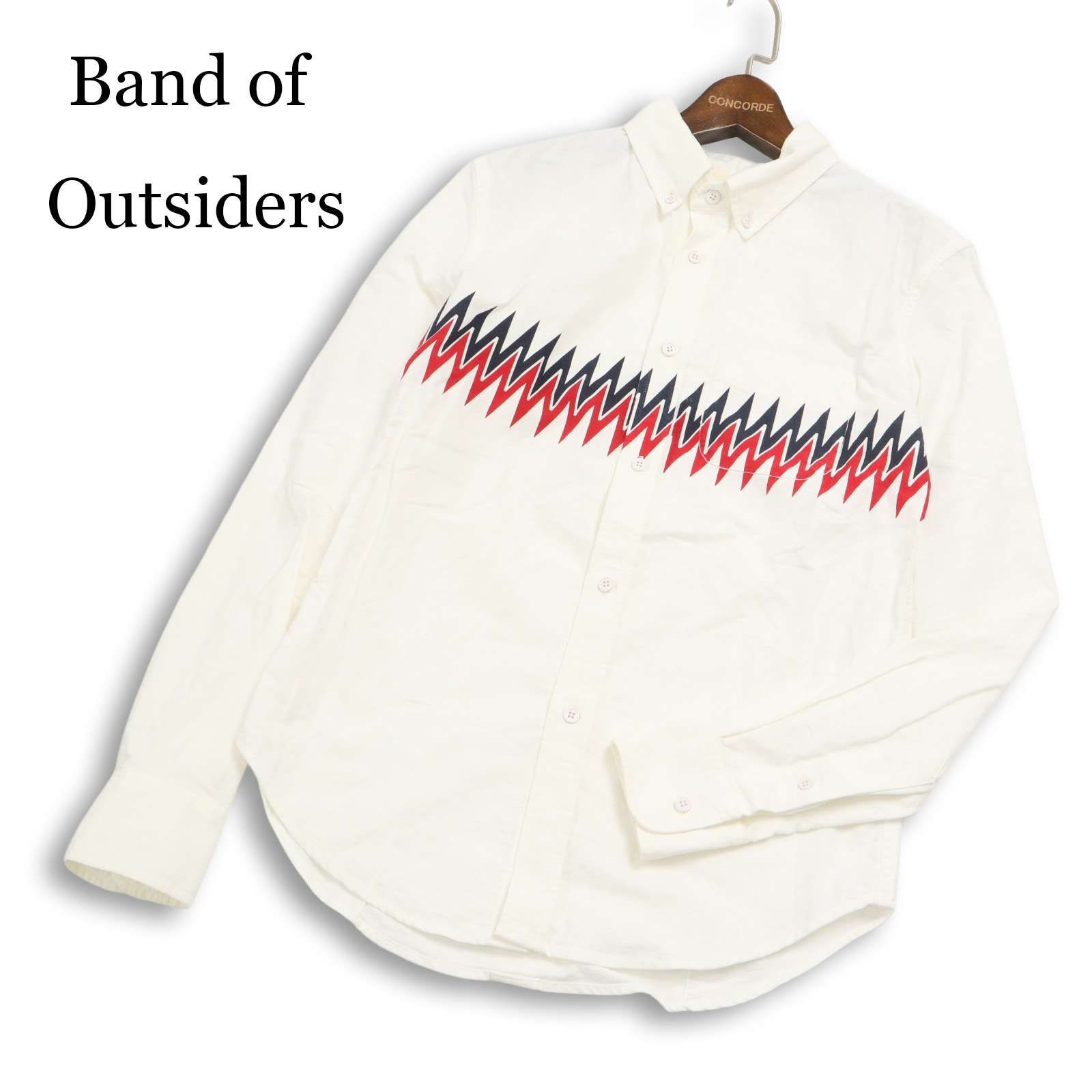 BAND OF OUTSIDERSバンドオブアウトサイダーズ長袖シャツベージュ 