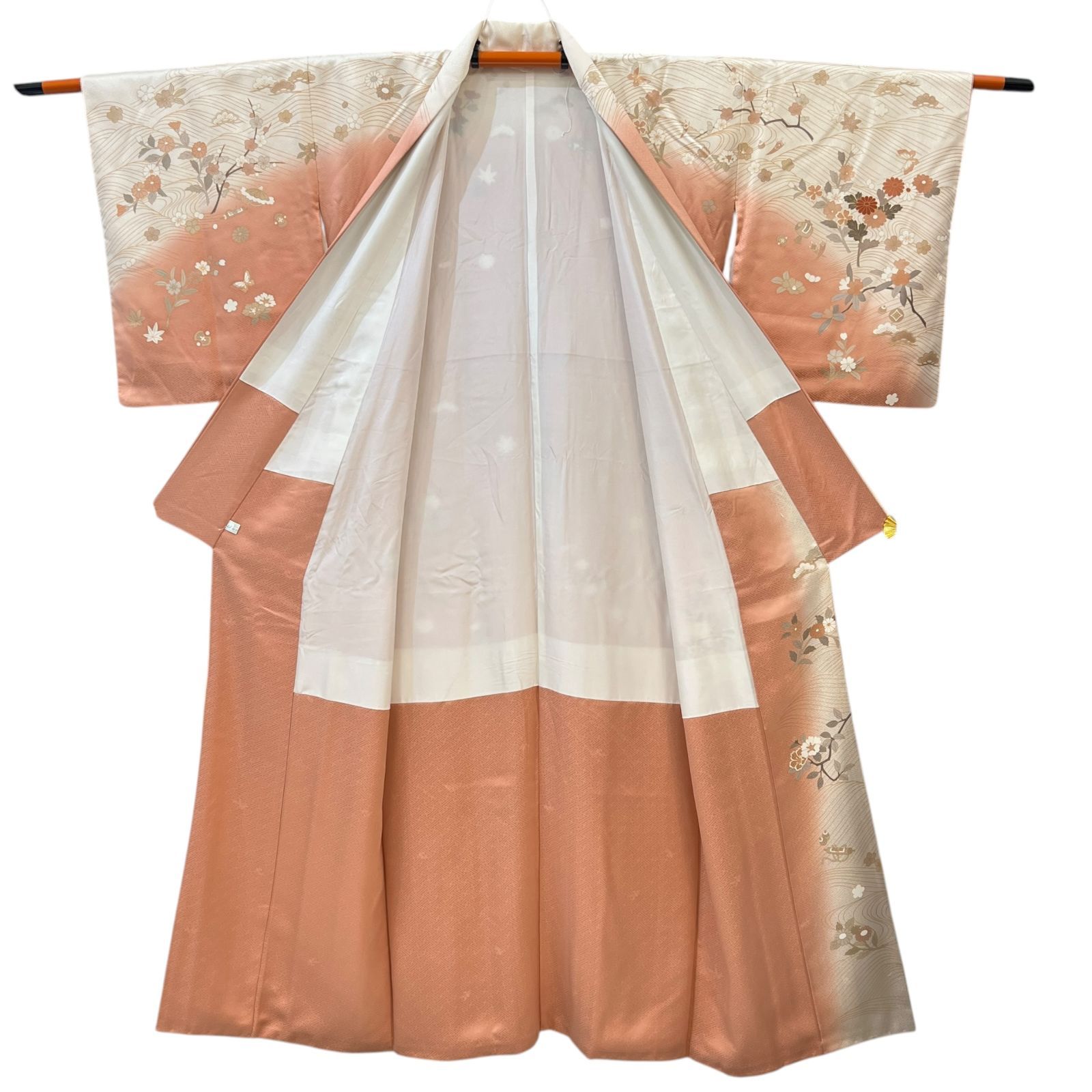 訪問着 付下げ 着物 正絹 美品 - メルカリ