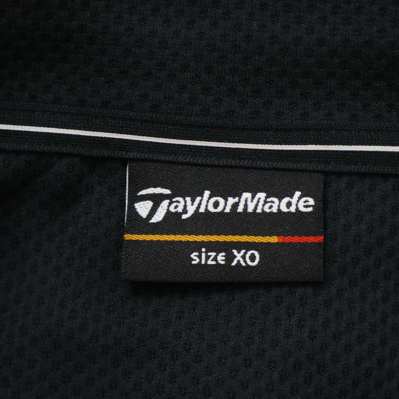 TaylorMade テーラーメイド ゴルフ 春夏☆ 半袖 ハーフジップ ロゴ刺繍