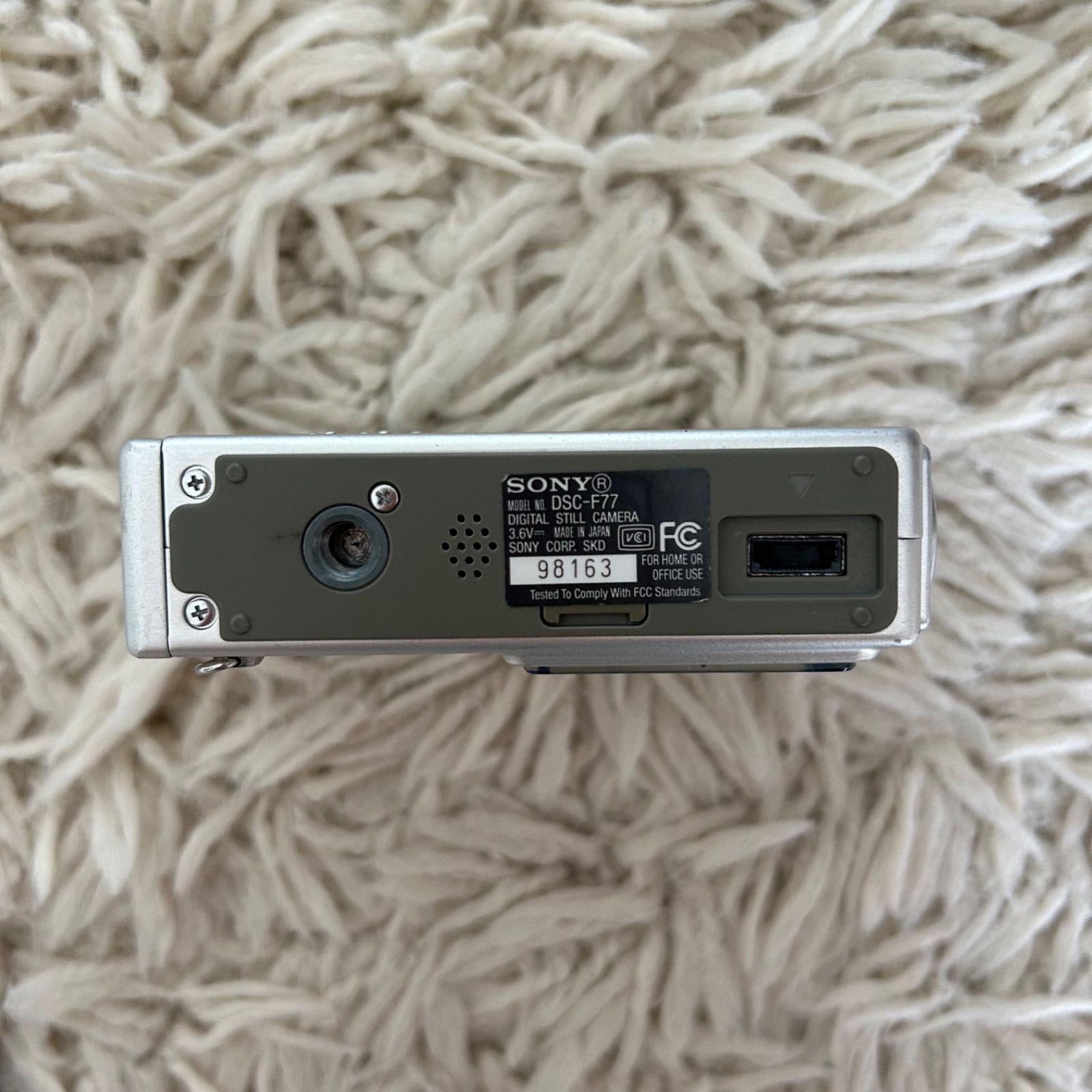 ✨美品✨】SONY DSC-F77 平成レトロ コンデジ シルバー - メルカリ