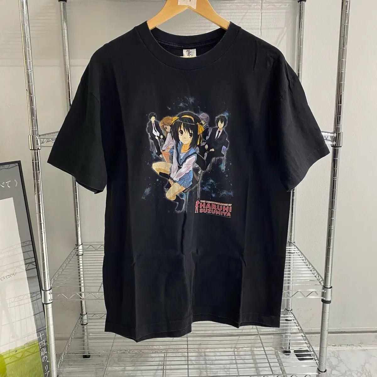 涼宮ハルヒ ブートレグ アニメ Tシャツ アニメT
