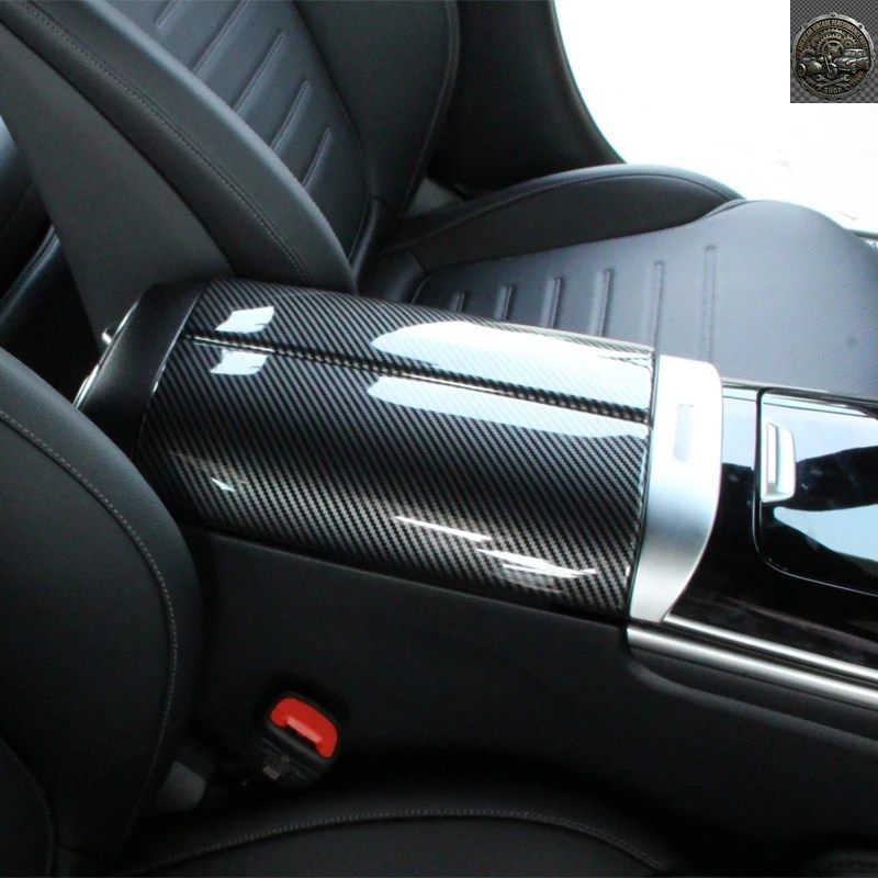 メルセデスベンツ Cクラス W206 C200 C220 C260 C300 2022年以降 ABS カーセンターコンソール整理アームレストボックスパネルトリムカバー