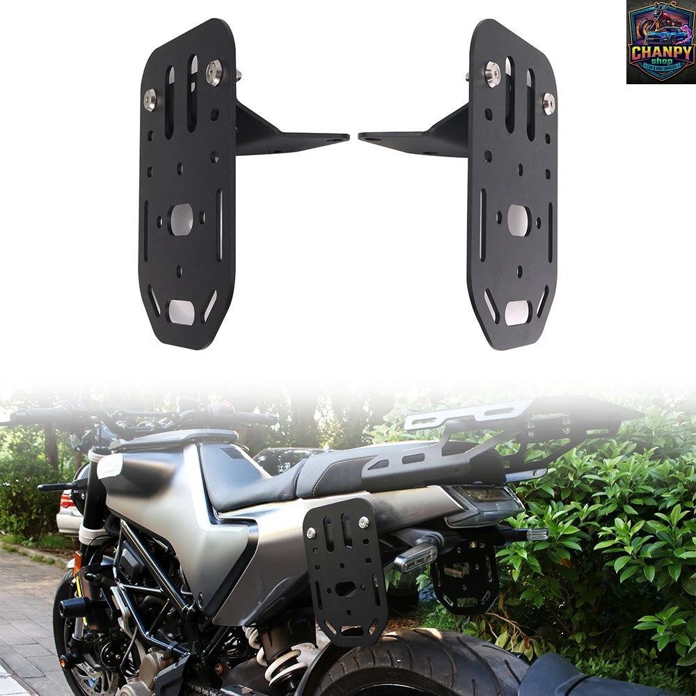 サイドパニアラック ハスクバーナ SVARTPILEN 125 200 250 401 VITPILEN 250/401 オートバイサドルバッグサポートバーマウントブラケット