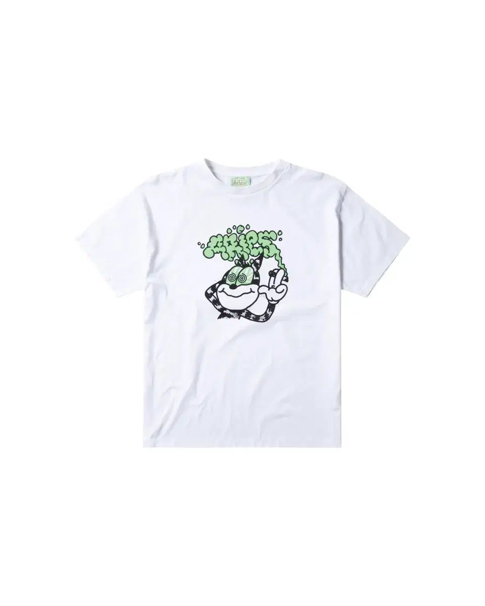 L エリーズ アライズ ストーン キャット 白 Tシャツ 24FW