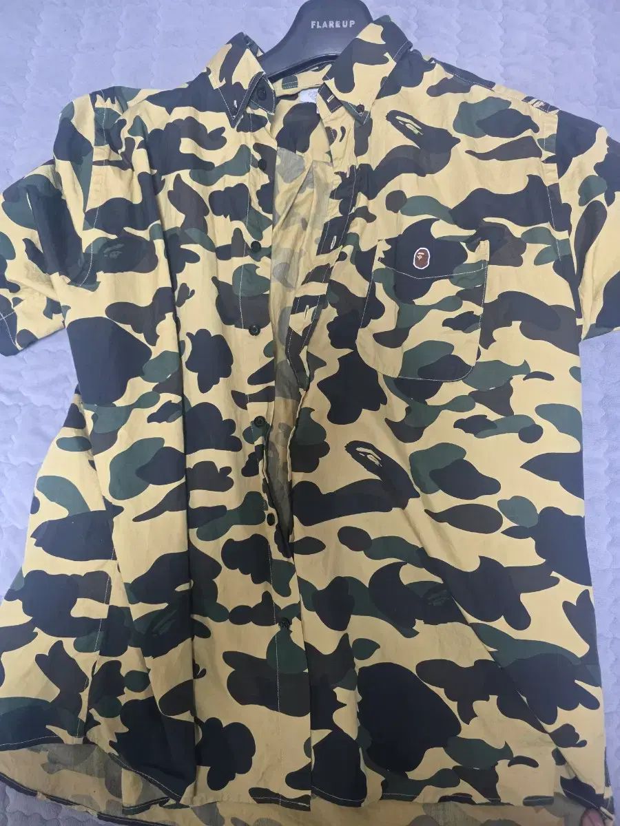 A BATHING APE アベイシングエイプ 1st カモフラ 半袖 シャツ 2XL