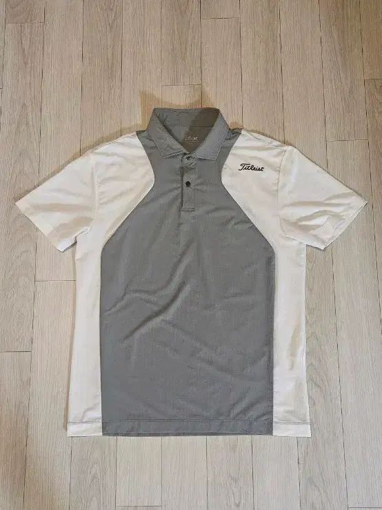 Titleist(タイトリスト) ゴルフウェア 半袖 カラーTシャツ 白/グレー 100