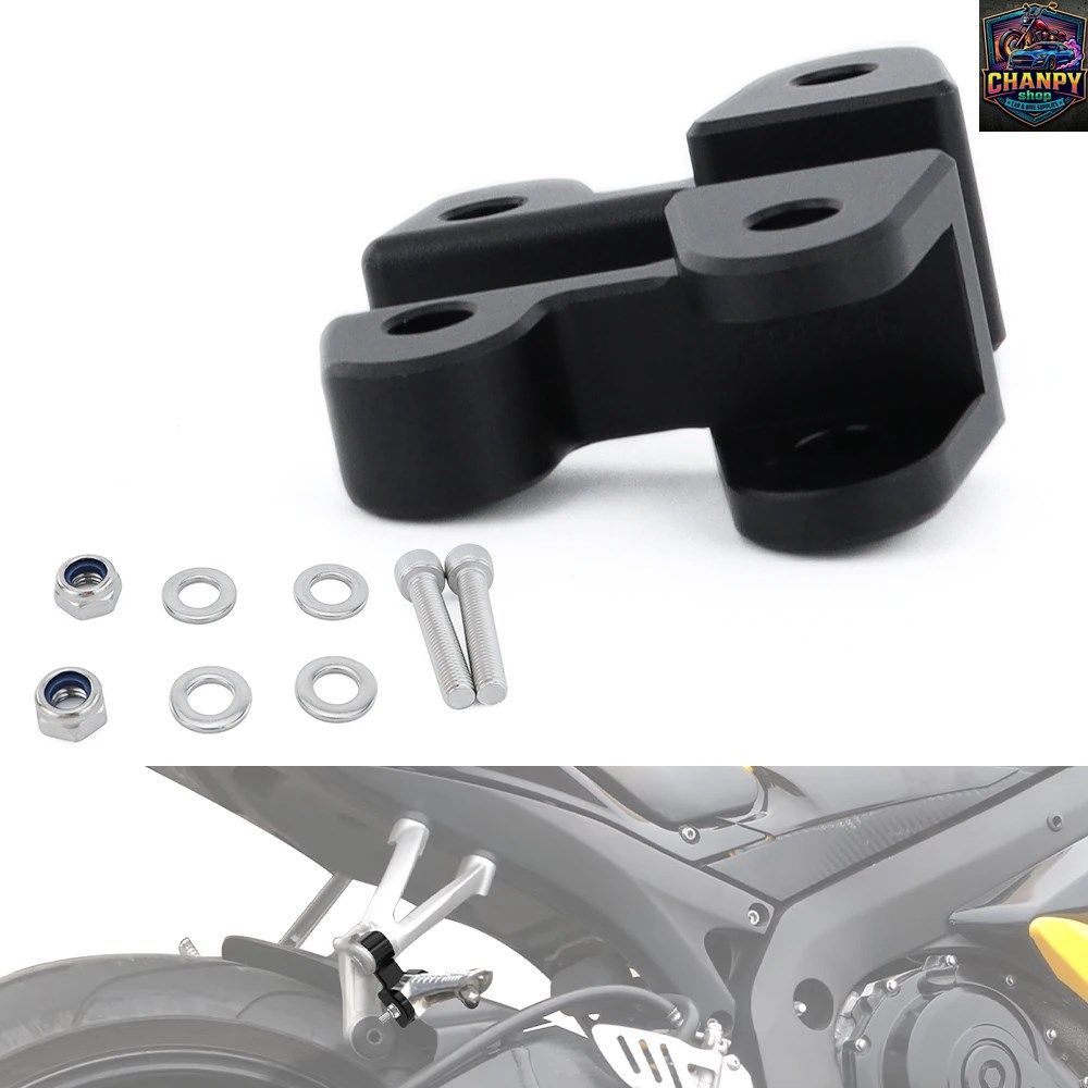 GSX-R600 750 2008-2015 GSX-R1000 GSX-S750 SV650 SFV650 オートバイ用パッセンジャーフットペグローダウン移設ブラケットキット
