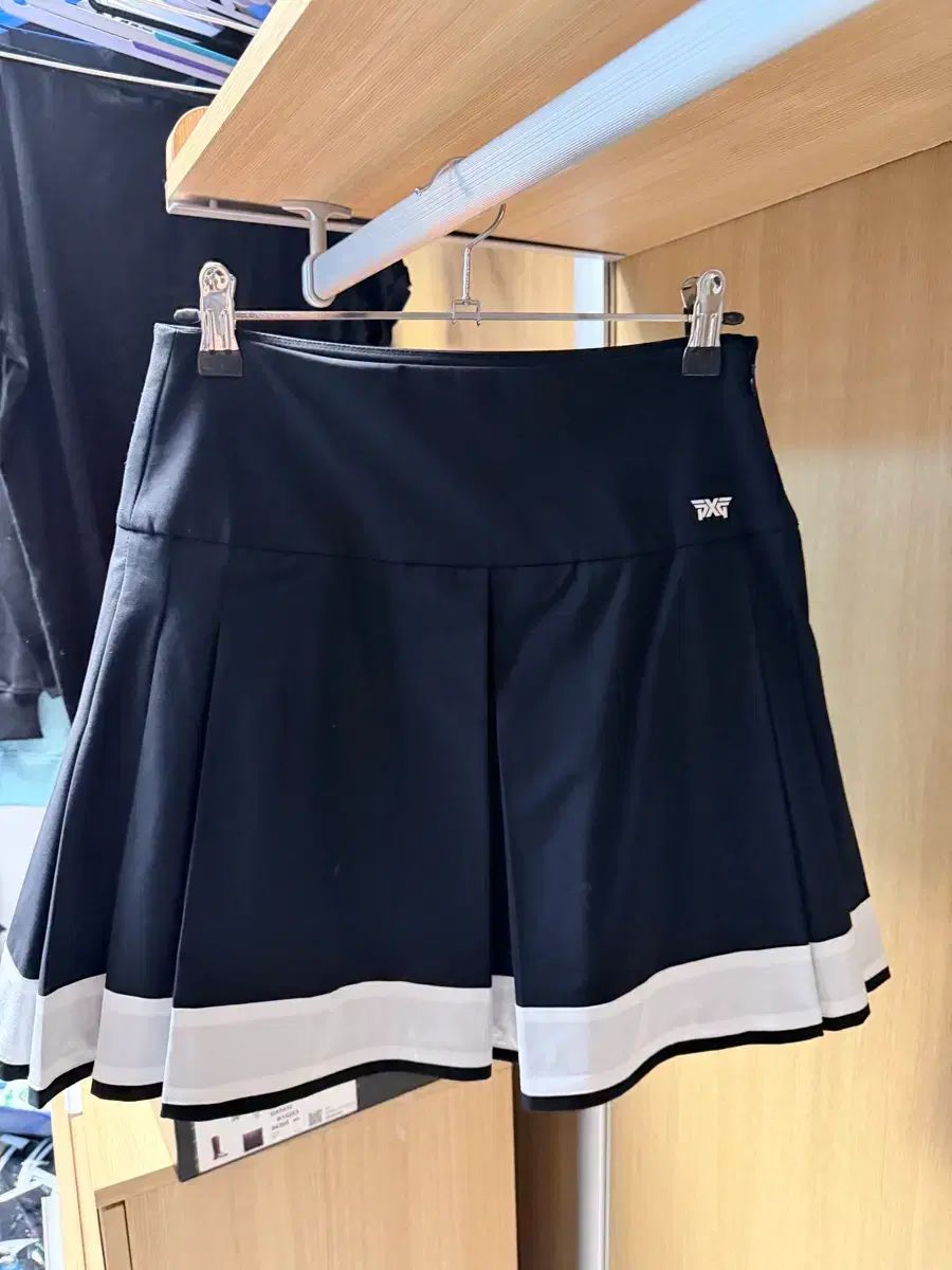 (未使用/新品) PXG ブラック プリーツ ゴルフ スカート XS