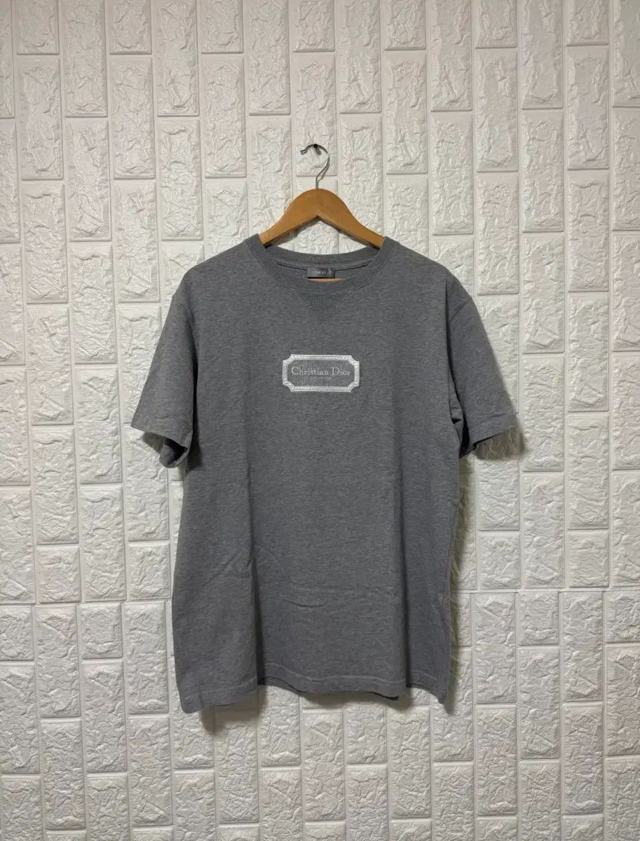 L ディオール クチュール 刺繍 ロゴ 半袖 Tシャツ