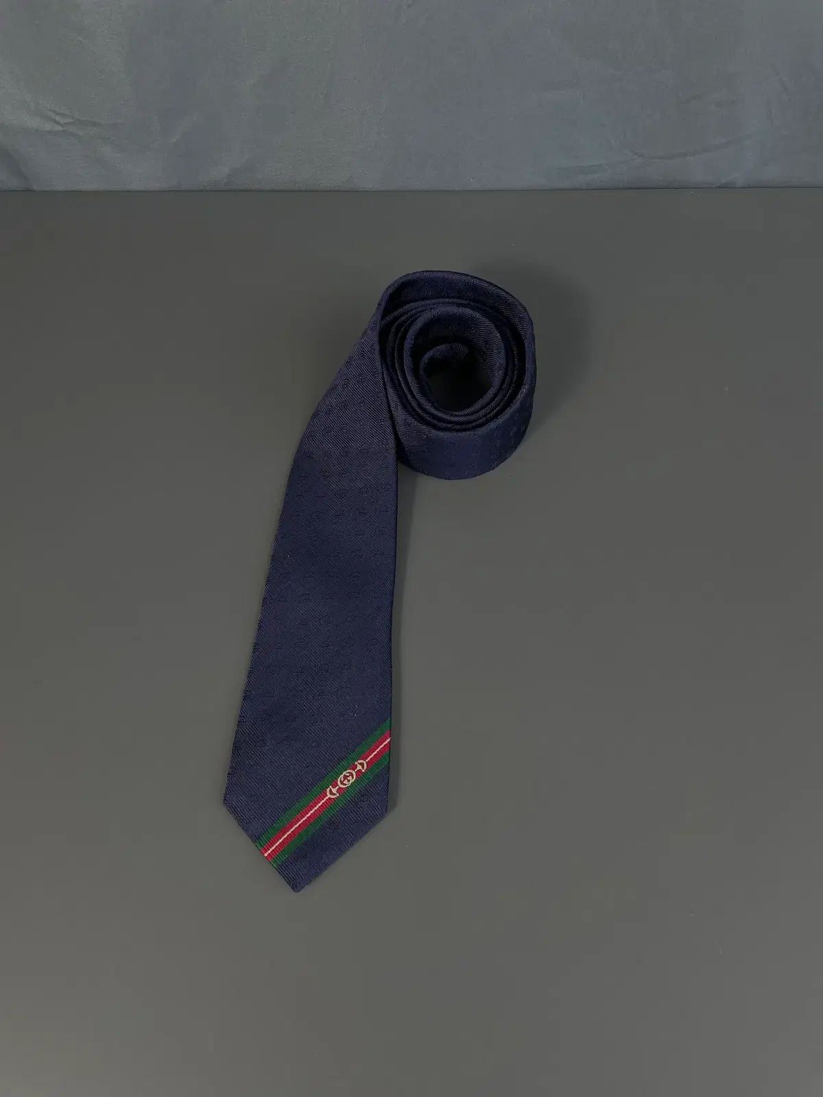 グッチ GUCCI ダブル G ホースビット ジャカード シルク タイ