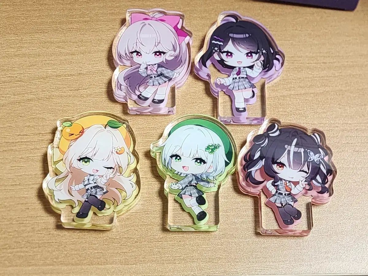 (フィルム剥がし) ハデス アクリル スタンド 5種 セット