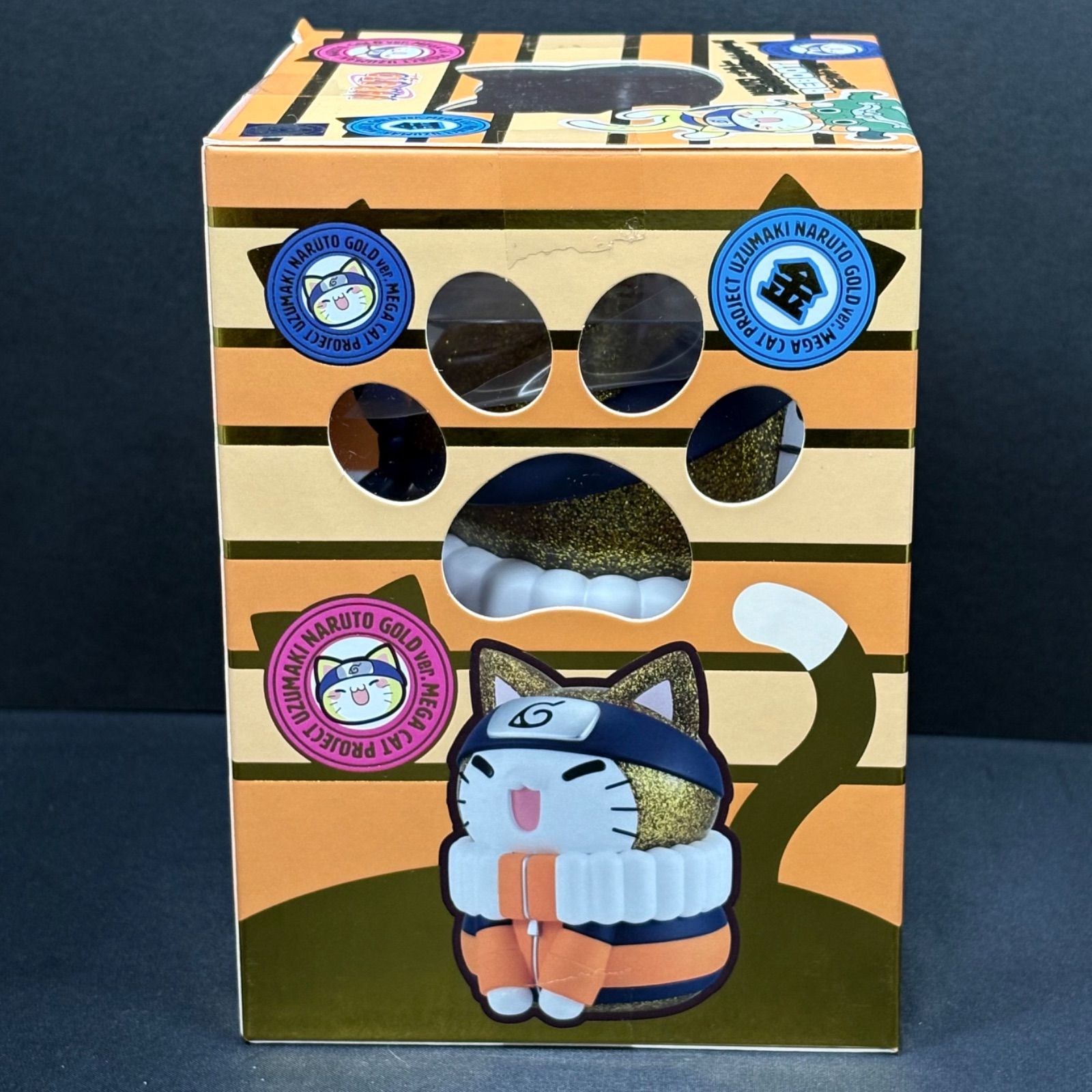 ナムコ限定・未開封】金のニャルト うずまきナルト フィギュア メガ 