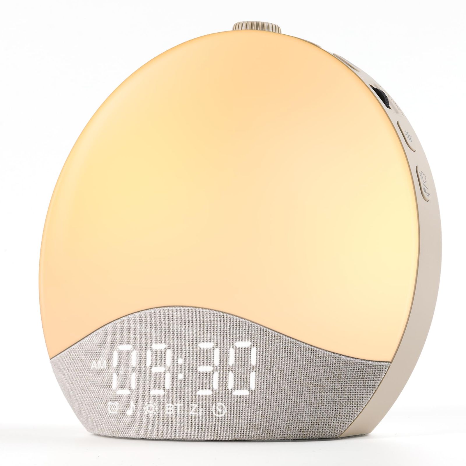 ecozy 光目覚まし時計 ホワイトノイズマシン 26種癒し音 自動時刻同期 17種ライト 虹色RGBライト 20段階調光 【スヌーズ・アラーム・音楽】 日出＆日没シミュレーション 光で起きる デジタル時計 ベッドサイド 授乳 読書 間接照明 安眠 国内発送