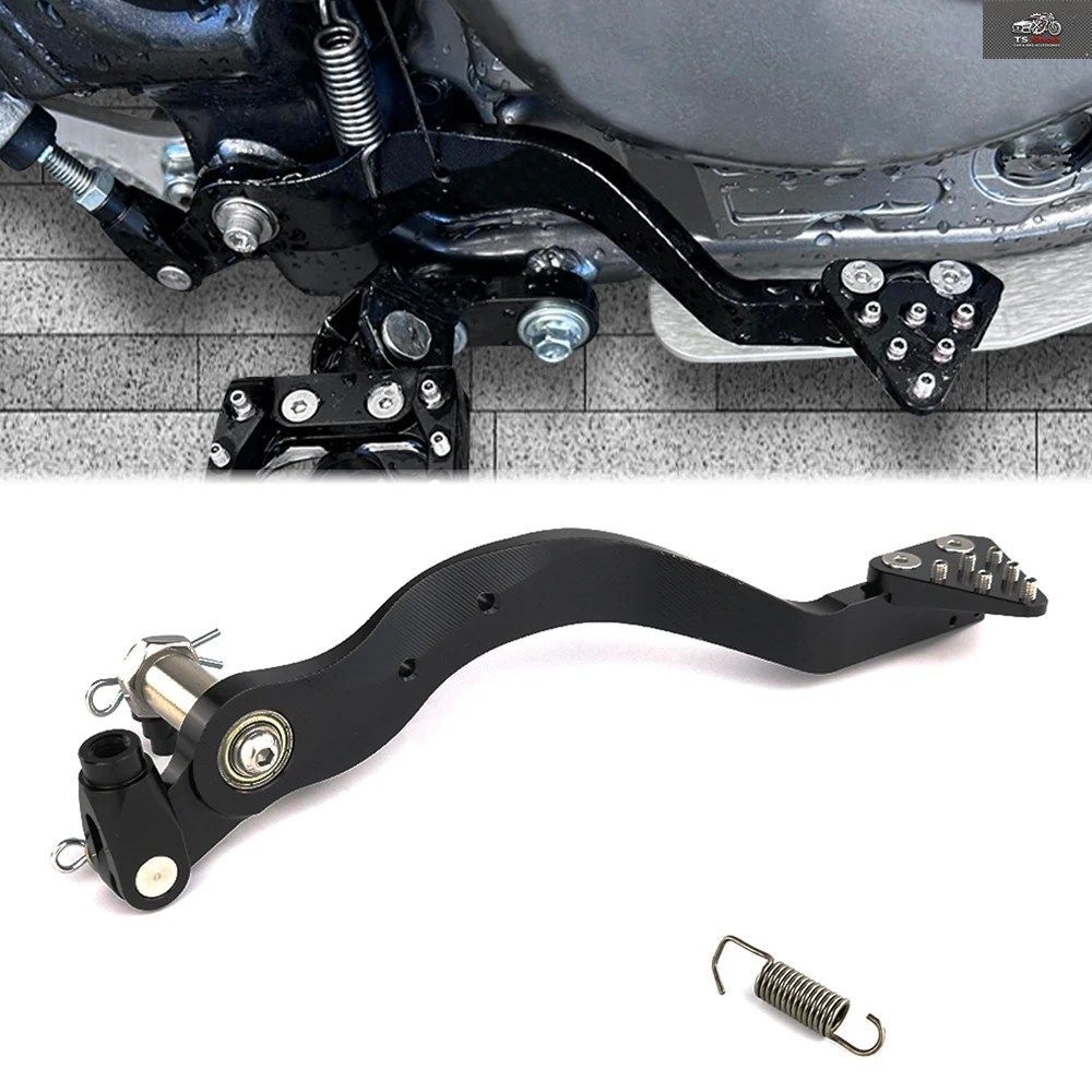 オートバイ DR650 1996-2023 - 25 DR 650 ブレーキペダルレバー フットレスト リアブレーキレバーペダル