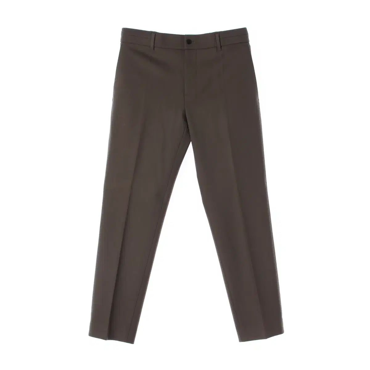 TIME HOMME 21FW スリムフィット ウール スラックス パンツ グレイッシュカーキ