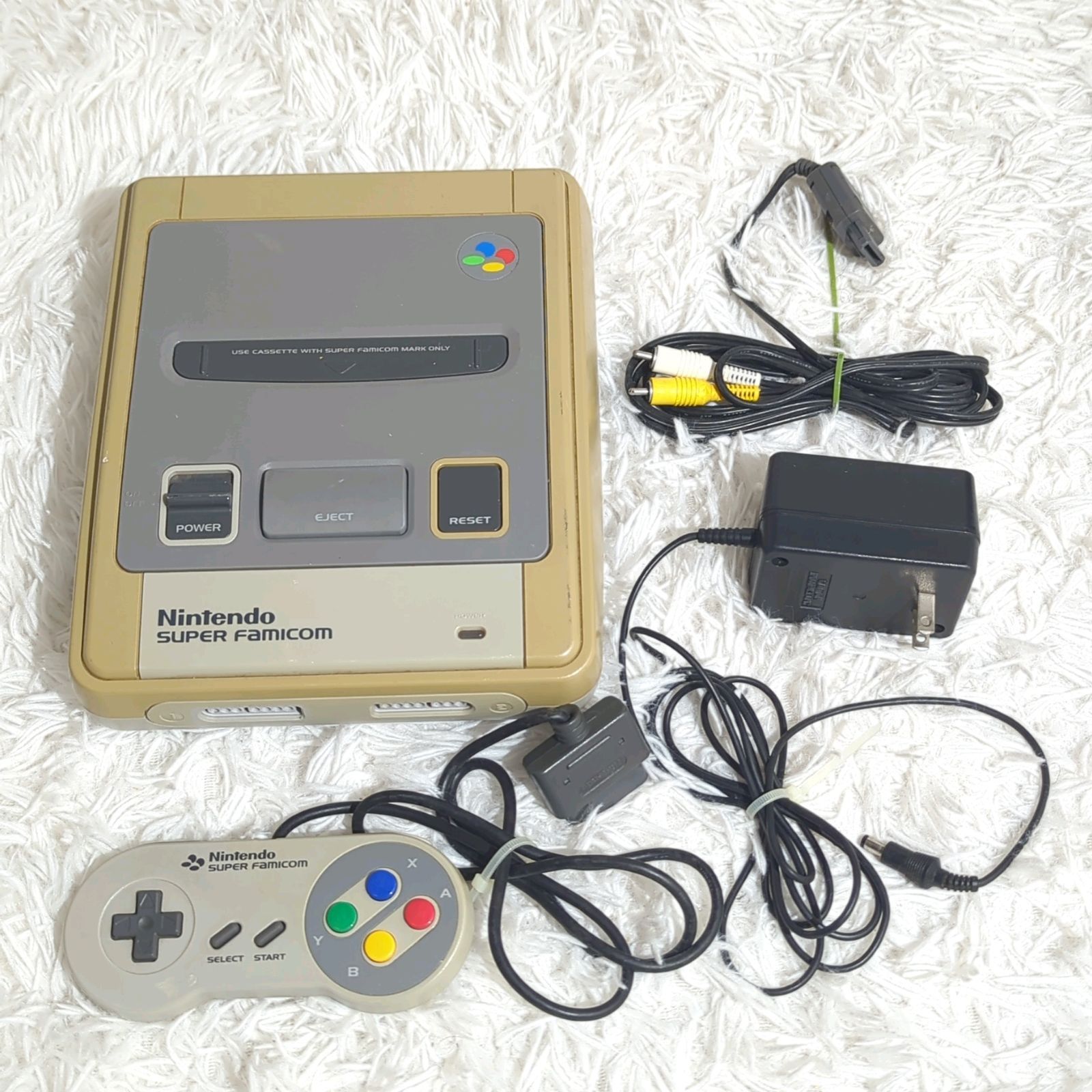 動作未確認〉スーパーファミコン 本体 コントローラー セット - メルカリ